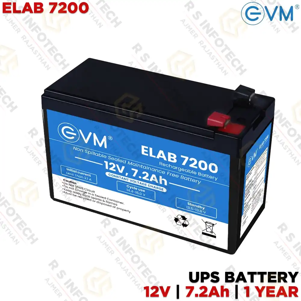 ELAB 7200 BATTERY | LI-ION RECHARGEABLE | LONG LIFE | UNIVERSAL FIT (1 YEAR)