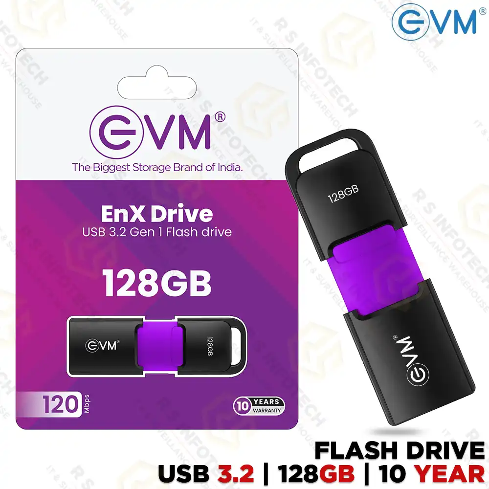 EVM 128GB ENX 3.2 PEN DRIVE (10 YEARS)