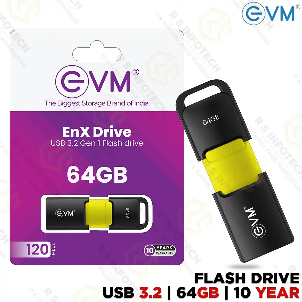 EVM 64GB ENX 3.2 PEN DRIVE (10 YEARS)