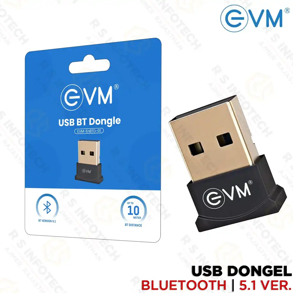EVM ENBTD-01 BLUETOOTH 5.1 USB ADAPTER | PC/LAPTOP BLUETOOTH DONGLE