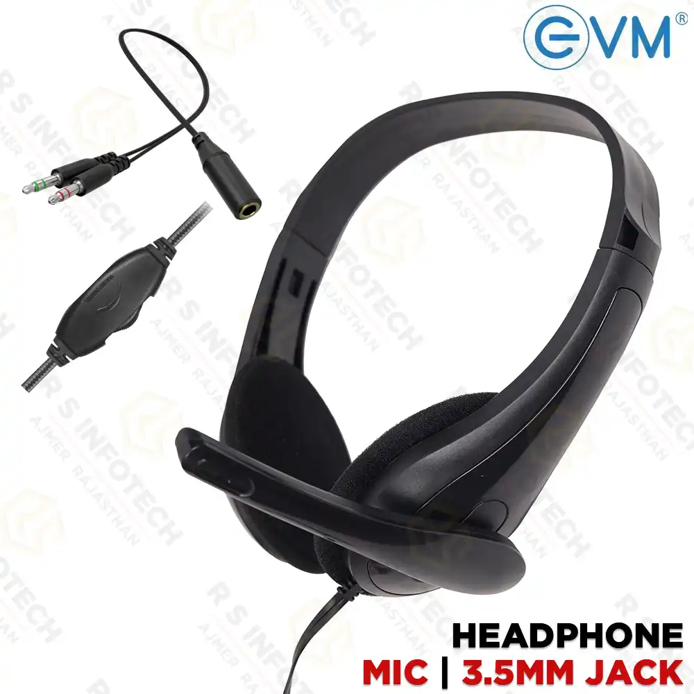 EVM ENTUNE WDH-02 OFFICE USE WIRED HEADPHONE (1 YEAR)
