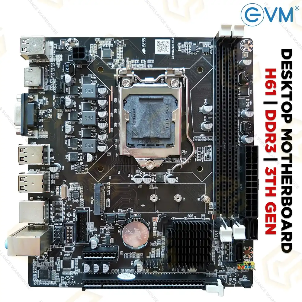 EVM H61 FHL-DDR3 MOTHERBOARD NVME 2/3RD GEN. (3YEAR)