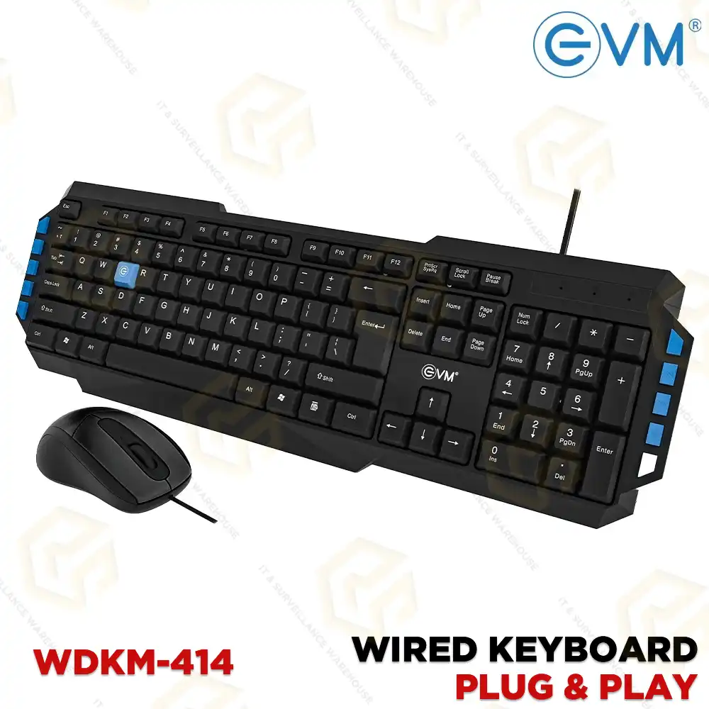 EVM WIRED KEYBOARD MOUSE COMBO WDKM414