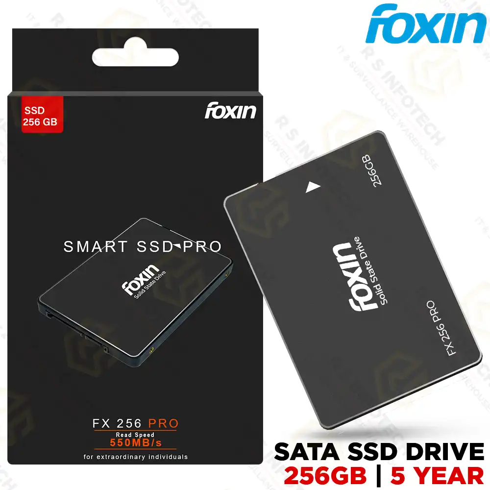 FOXIN FX 256 GB PRO SSD WITH TLC 3D NAND TECHNOLOGY (5YEAR)