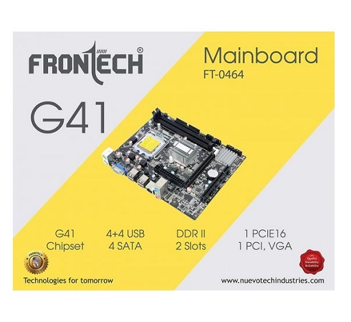CONSISTENT/FRONTECH G41 DDR2 MOTHERBOARD (1YEAR)