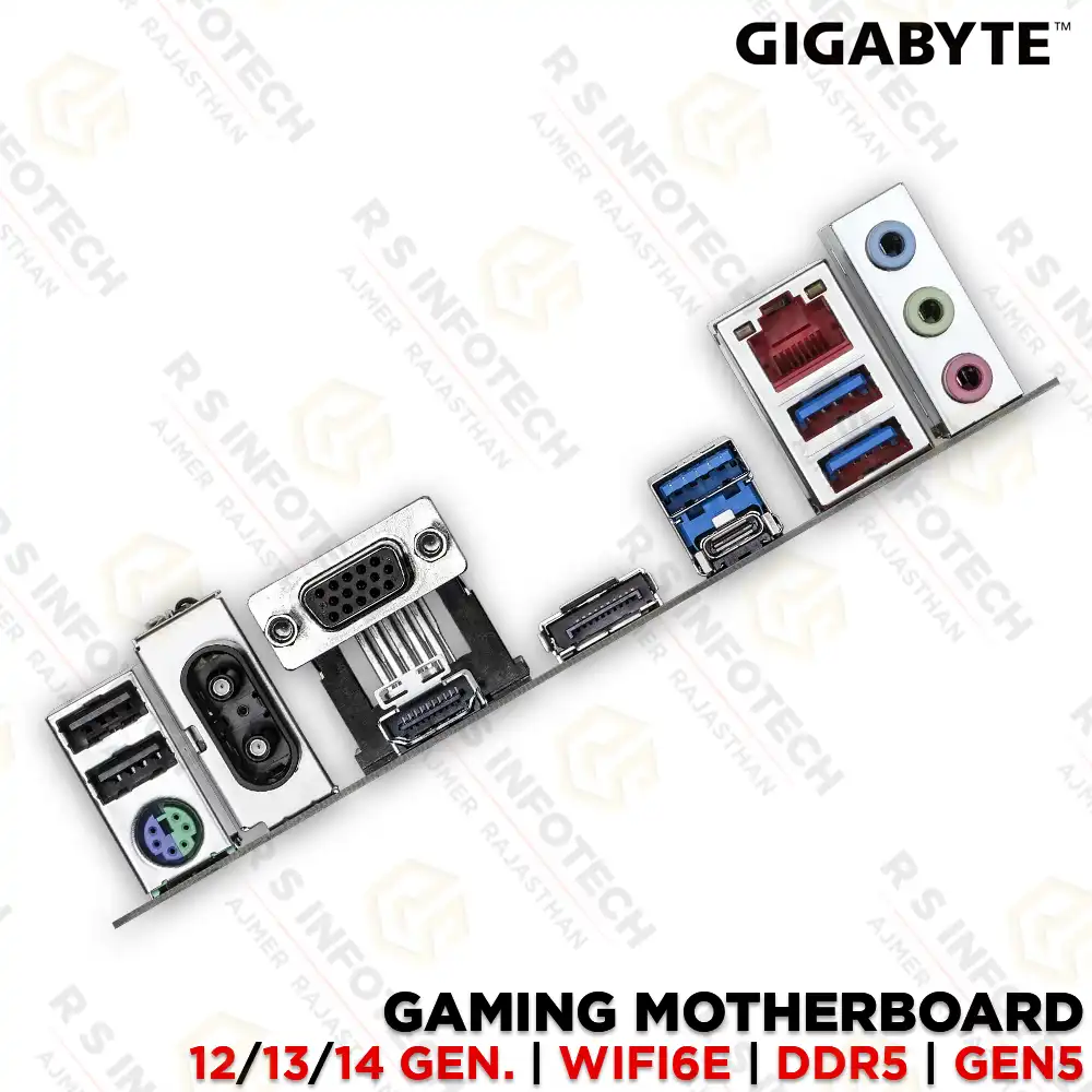 GIGABYTE B760M GAMING WIFI6E GEN5 | 14TH GEN. MOTHERBOARD | DDR5 | WIFI 6E + BT (3 YEAR)