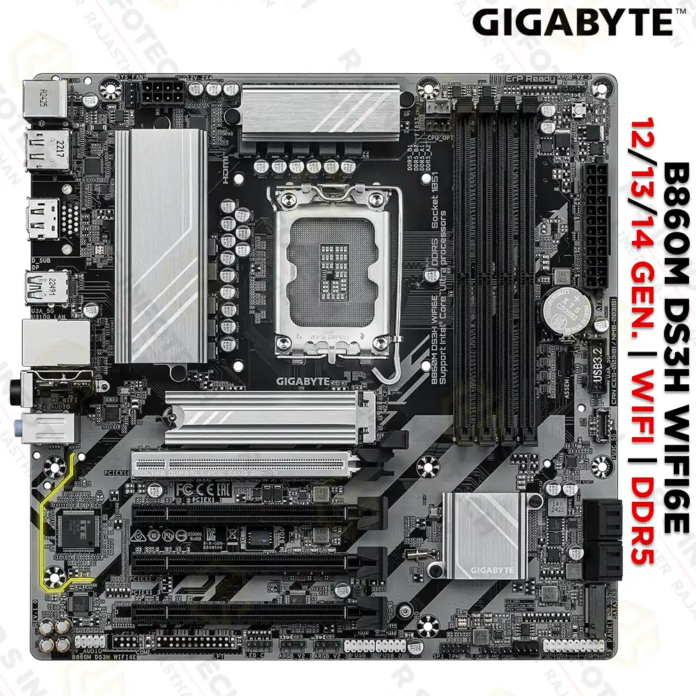 GIGABYTE B860M DS3H WIFI6E DDR5 ULTRA SERIES2 MOTHERBOARD