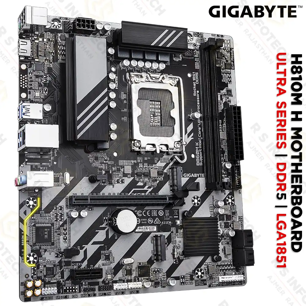 GIGABYTE B860M K LGA1851 DDR5 INTEL CORE ULTRA SERIES MOTHERBOARD
