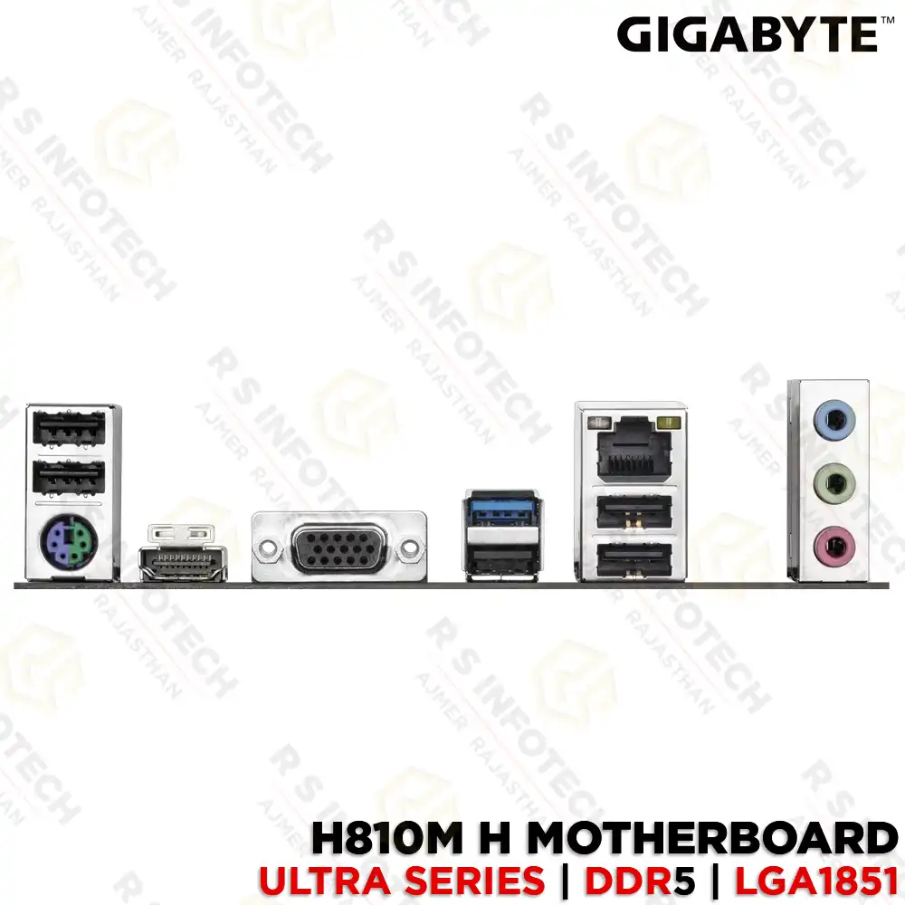 GIGABYTE H810M H LGA1851 DDR5 INTEL CORE ULTRA SERIES MOTHERBOARD