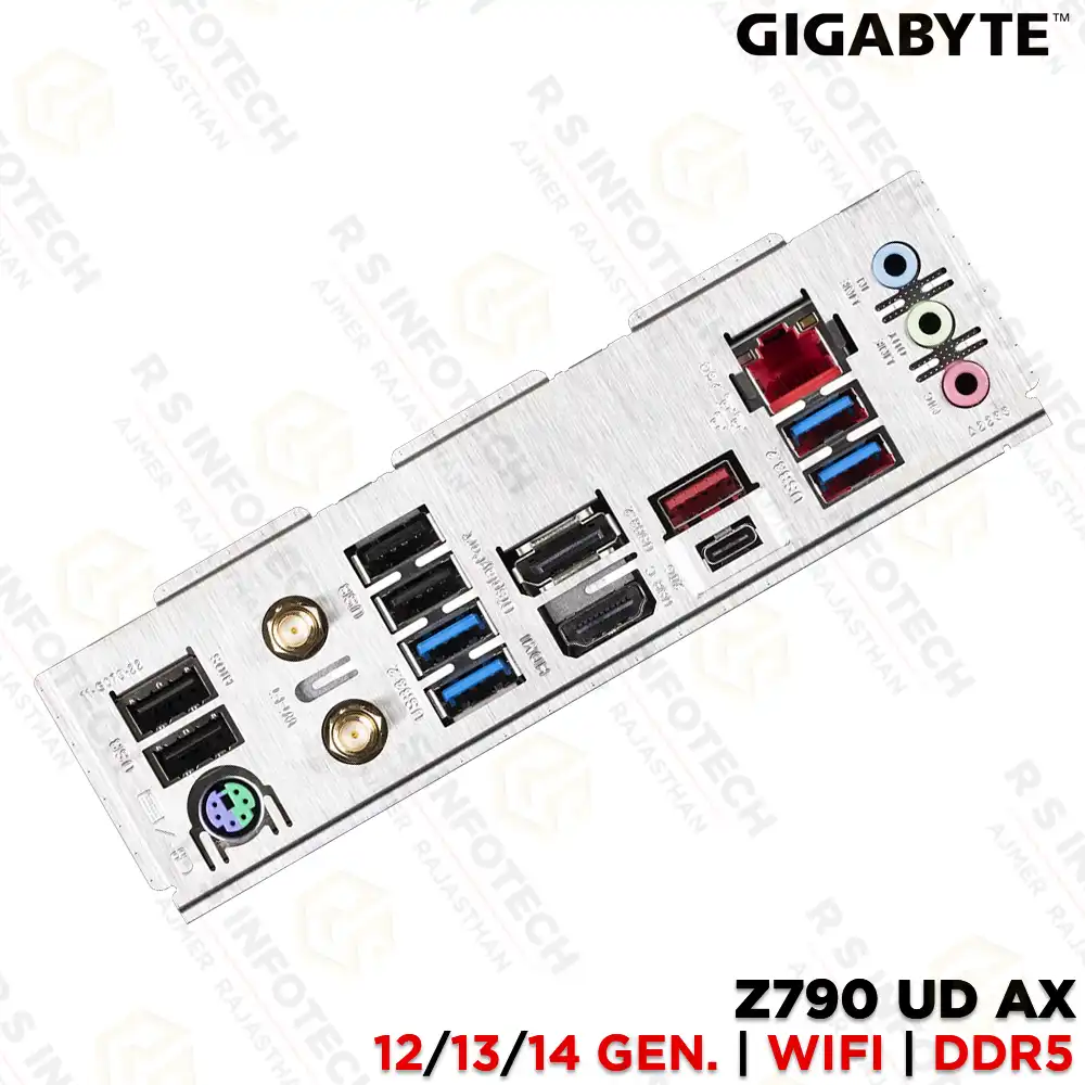 GIGABYTE Z790 UD AX DDR5 INTEL 12TH 13TH & 14TH GEN MOTHERBOARD