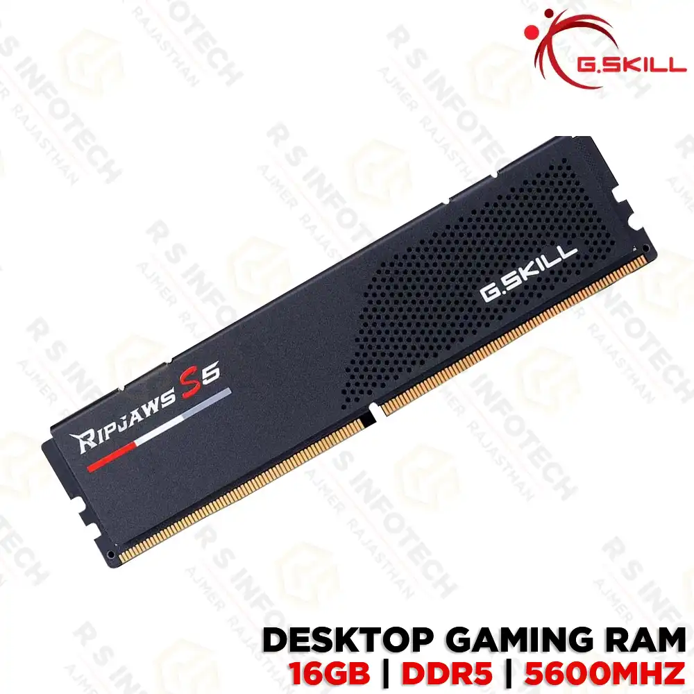 GSKILL RIPJAWS S5 16GB DDR5 5600MHZ DESKTOP RAM (LIFETIME)