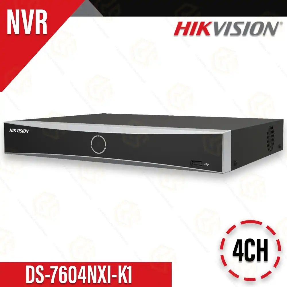 HIKVISION 7604NXI-K1 4CH NVR UPTO 8MP 40MBPS
