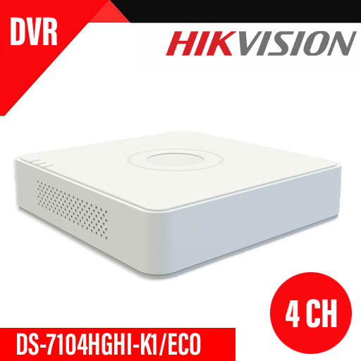 HIKVISION DS-7104HGHI-K1/N 4CH ECO 2MP HD DVR