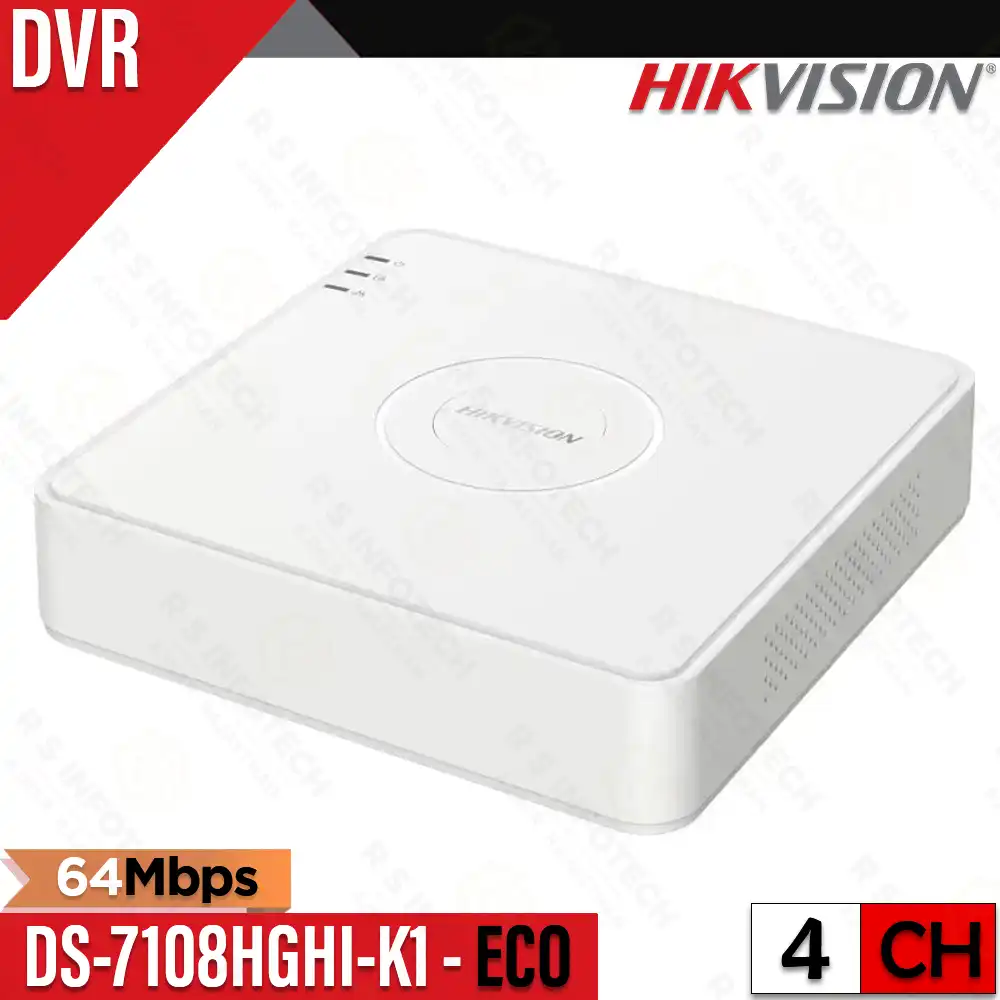 HIKVISION DS-7104HGHI-M1/T 4CH 1080P LITE 1 SATA DVR