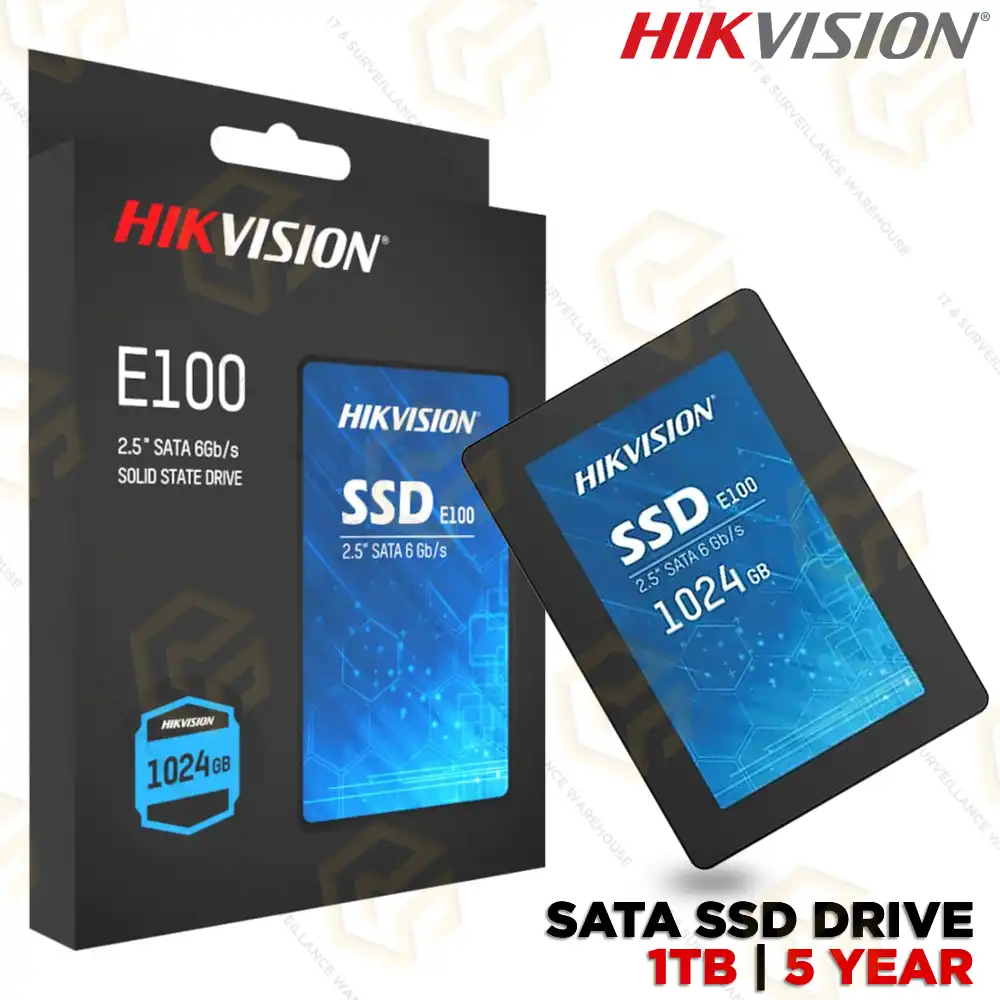 HIKVISION E100 1TB SATA SSD (5YEAR)