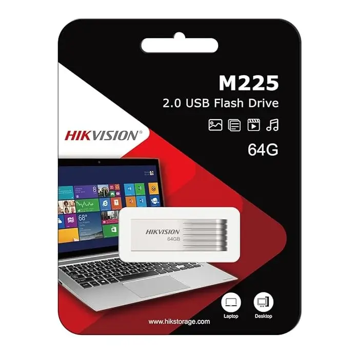 HIKVISION HS‑USB‑M225 64GB METAL USB 2.0 PEN DRIVE (3YR)