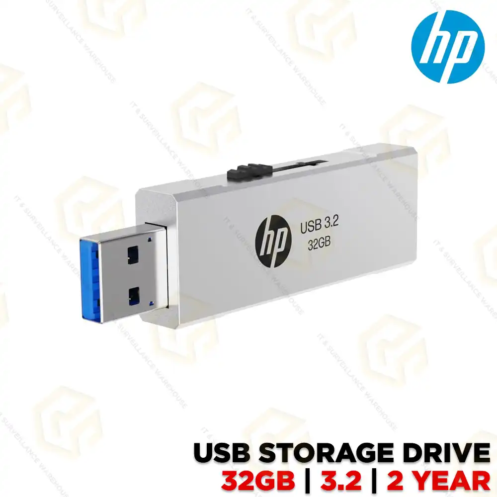 HP 818W 32GB USB 3.2 PEN DRIVE SILVER METAL
