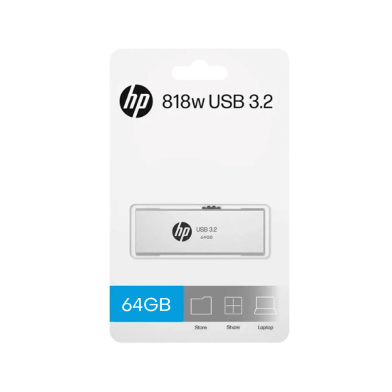 HP 818W 64GB USB FLASH DRIVE | USB 3.2 | METAL DESIGN