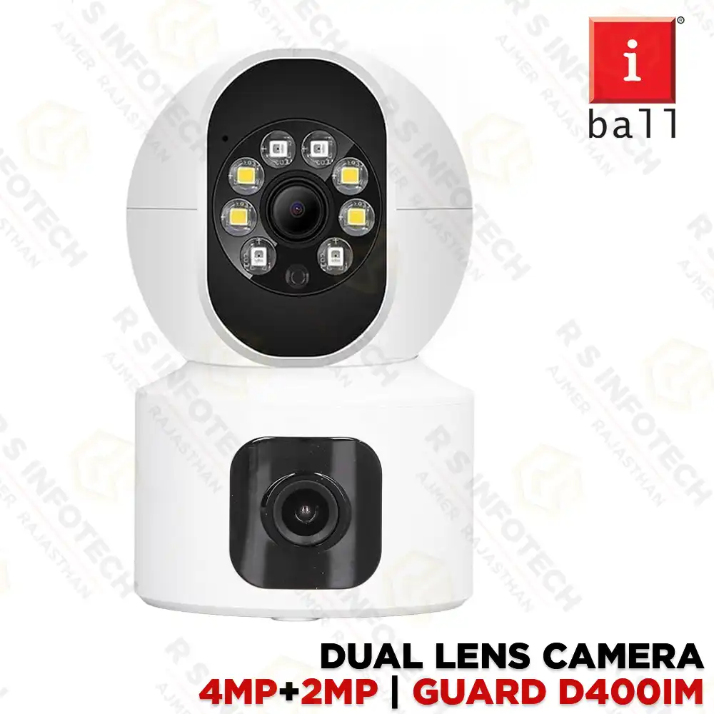 IBALL GUARD D40OIM 4MP DUAL-LENS | PT CAMERA | DUAL ILLUMINATION | WIFI (2 YEAR)