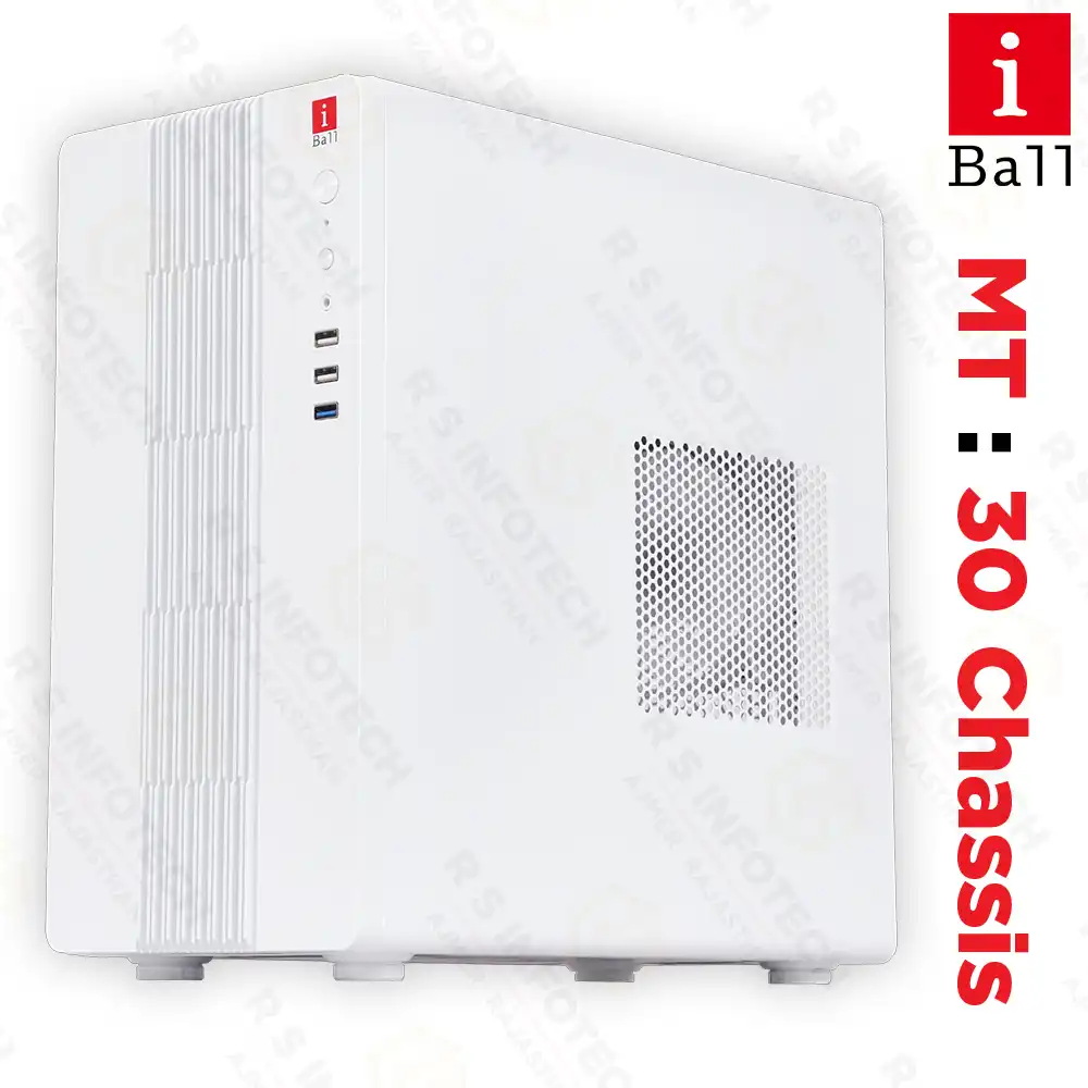 IBALL MT30 WITH SMPS MINI TOWER CABINET |  USB 3.0 (WHITE)
