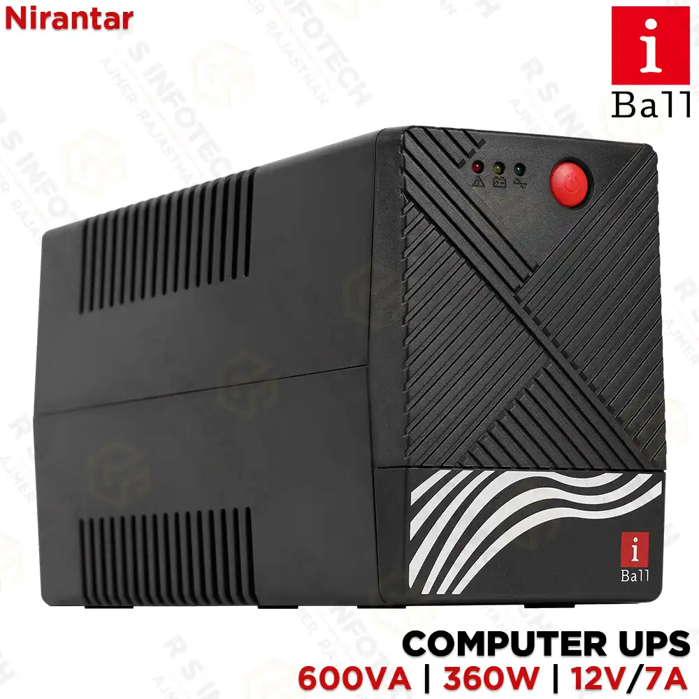 IBALL NIRANTAR 600VA/360W UPS | 621V (2+2 YEAR WARRNATY)