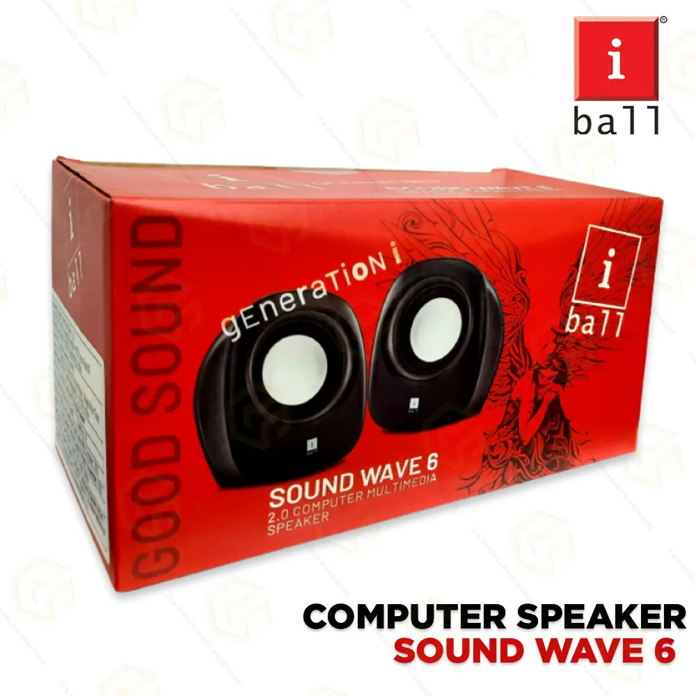 IBALL SPEAKER USB 2.0 SOUND WAVE (1YEAR)