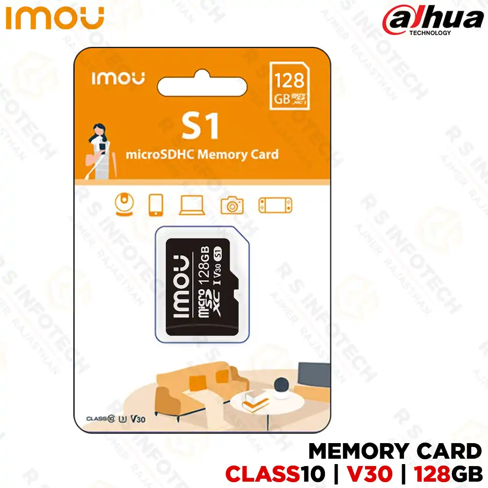 IMOU ST2 128GB MICROSDXC UHS-I U3 V30 | MEMORY CARD | HIGH SPEED | MICROSDXC