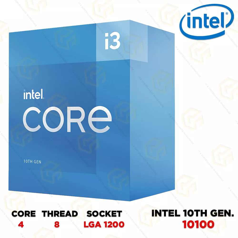 INTEL I3-10TH GEN CPU 10100 | IN-BUILT GRAPHIC