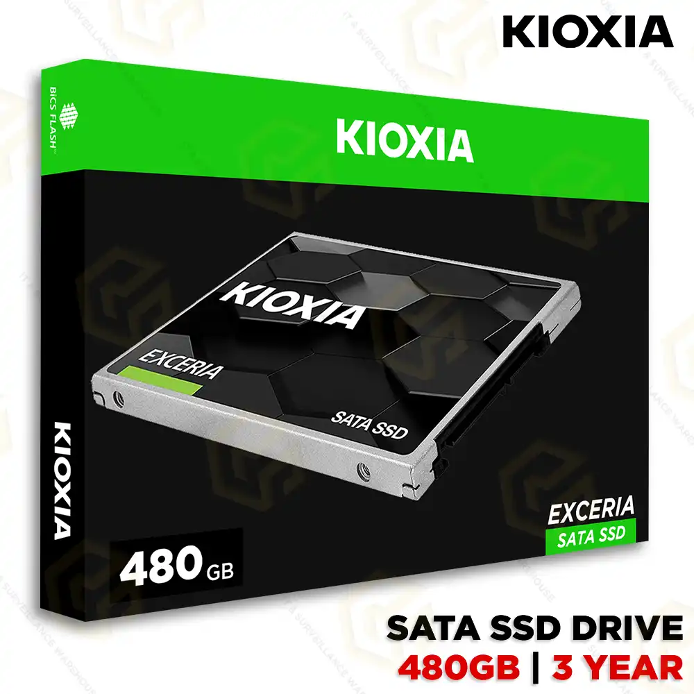 KIOXIA 480GB SATA SSD EXCERIA (3YEAR)