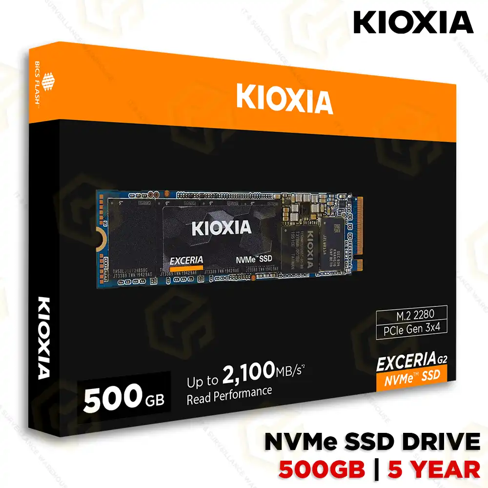 KIOXIA 500GB NVME SSD EXCERIA (5YEAR)
