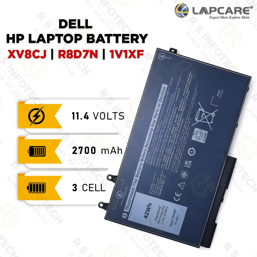 LAPCARE 1V1XF | R8D7N BATTERY FOR DELL PRECISION 3540 | LATITUDE 5400|5500 (LDOBTPR9740)