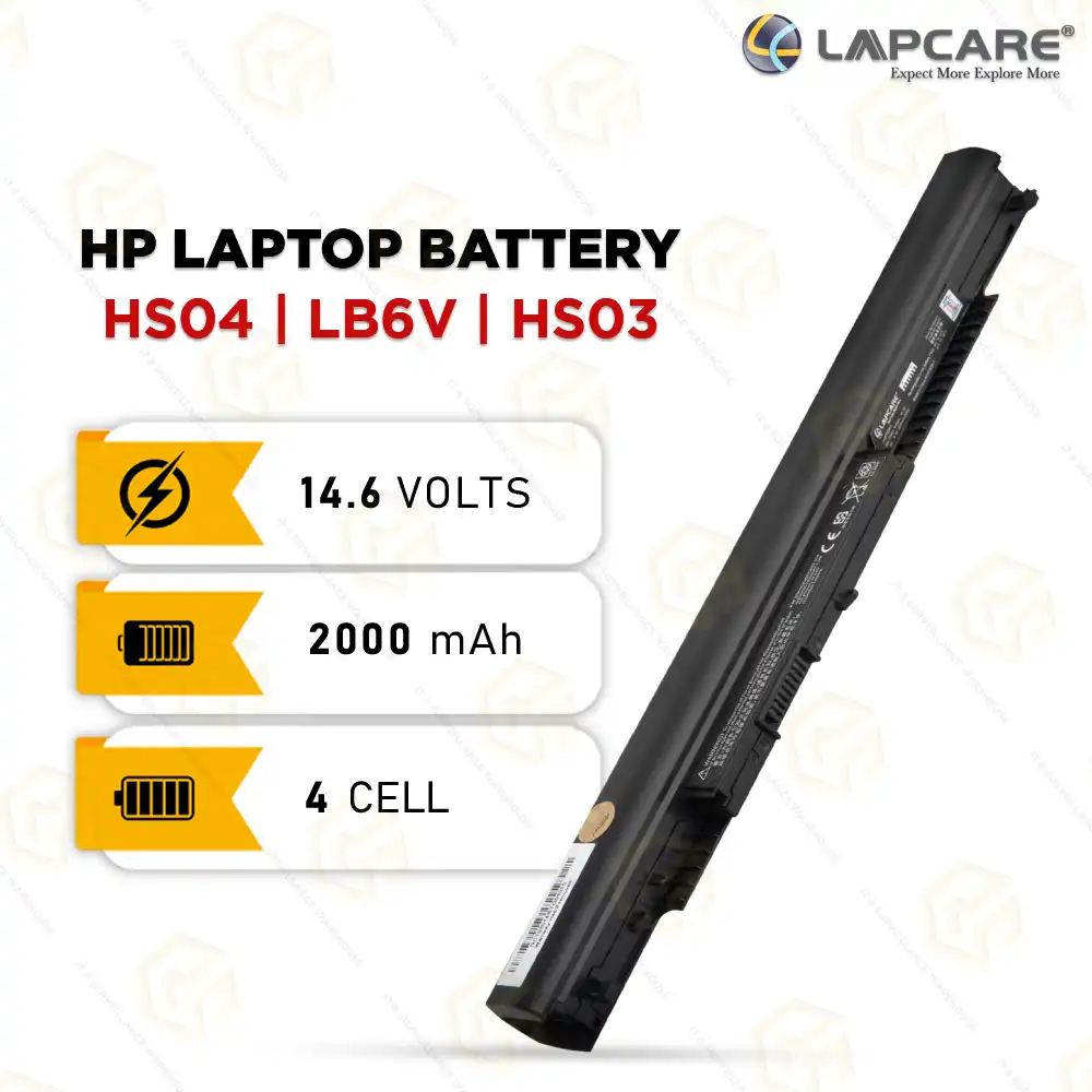 LAPCARE BATTERY HP HS04 | LB6V | HS03 | LB6V