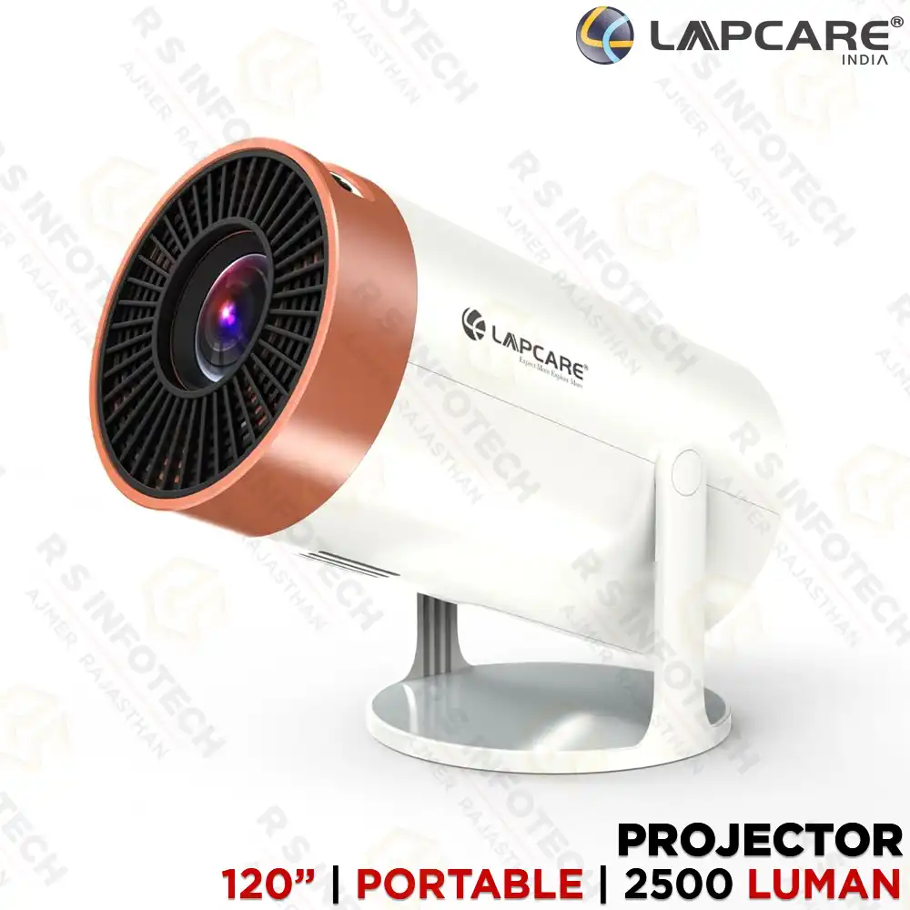 LAPCARE LAPLAY 2500 LUMENS WIFI+BLUETOOTH LED PROJECTOR (LKPJAY9251)