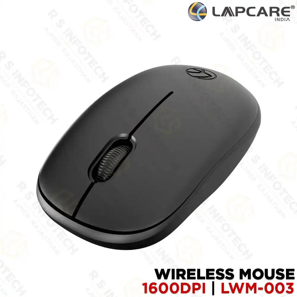 LAPCARE SAFARI III WIRELESS MOUSE BLACK (LWM-003)
