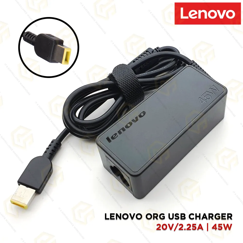LENOVO 20V/2.25A ORIGINAL 45W USB PIN ADAPTOR