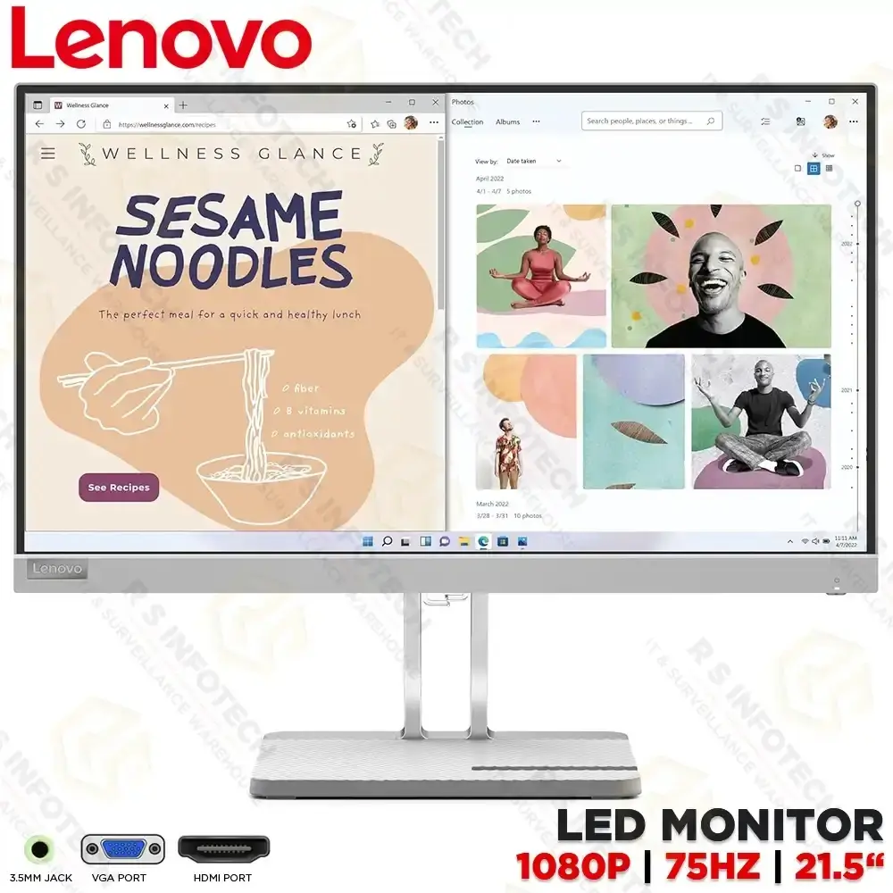 LENOVO 67AFKACBIN 21.5" FULL HD LED MONITOR L22E-40 75HZ VA PANEL