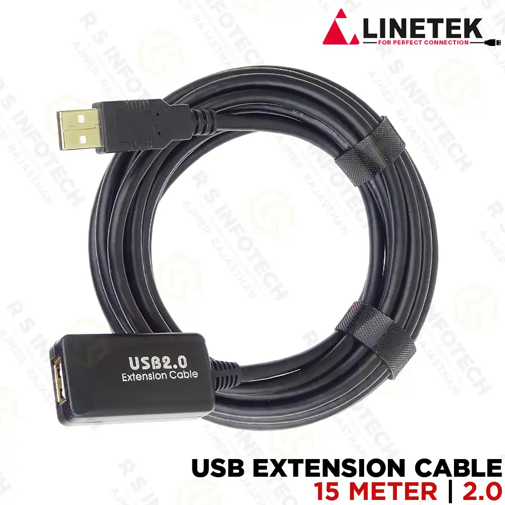 LINETEK LTK-USB 2.0 ACTIVE EXTENSION 15MTR CABLE