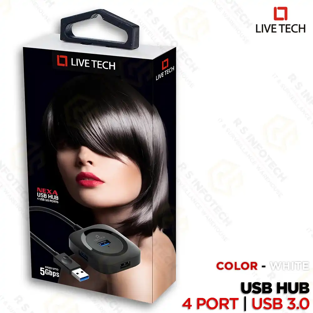 LIVETECH 4PORT USB 3.0 HUB NEXA (1YEAR)