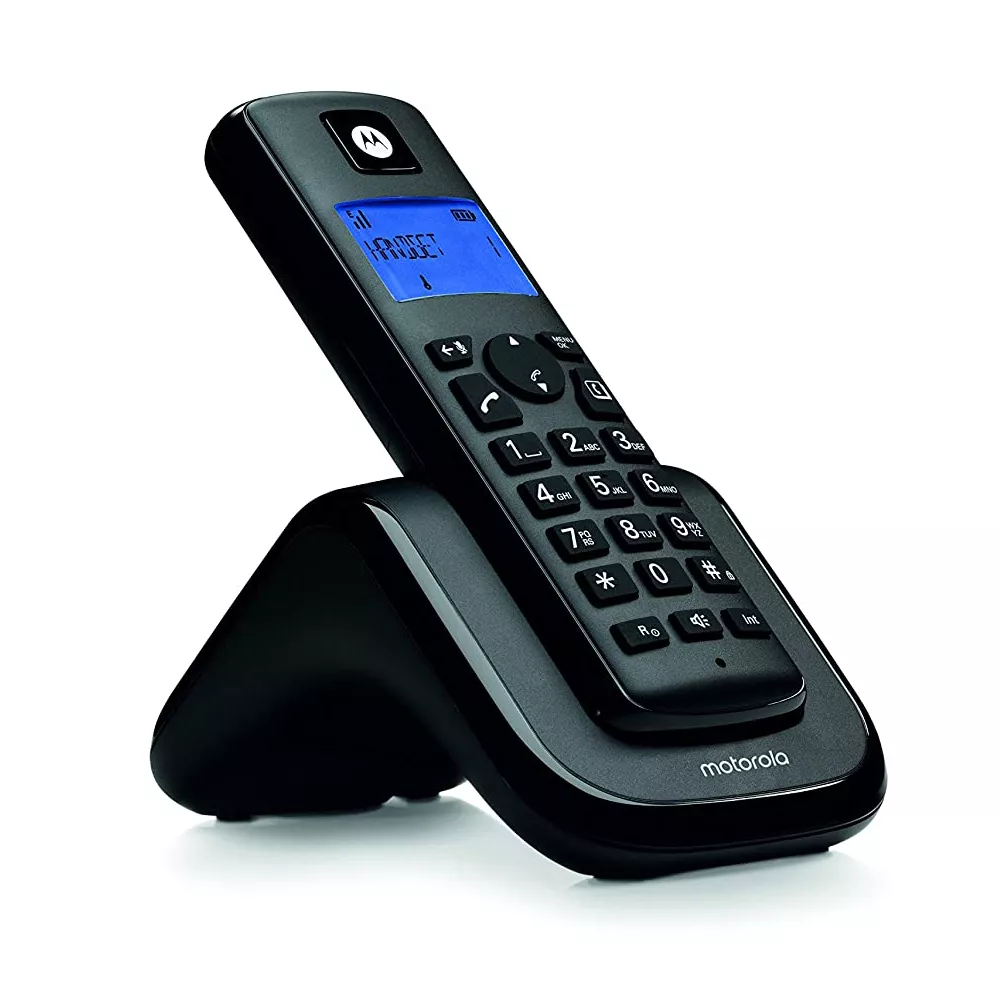 MOTOROLA T201( CORDLESS PHONE) BLACK