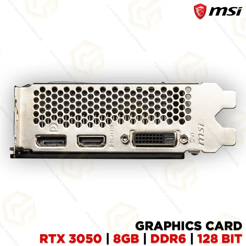 MSI GEFORCE RTX 3050 VENTUS 2X XS 8GB OC EDITION