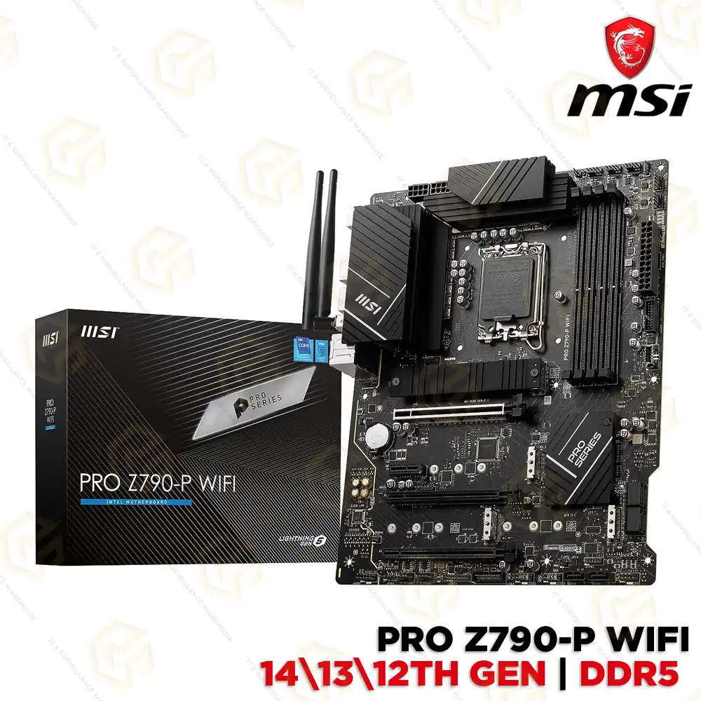 MSI PRO Z790-P WIFI DDR5 MOTHERBOARD (12,13&14 GEN.)