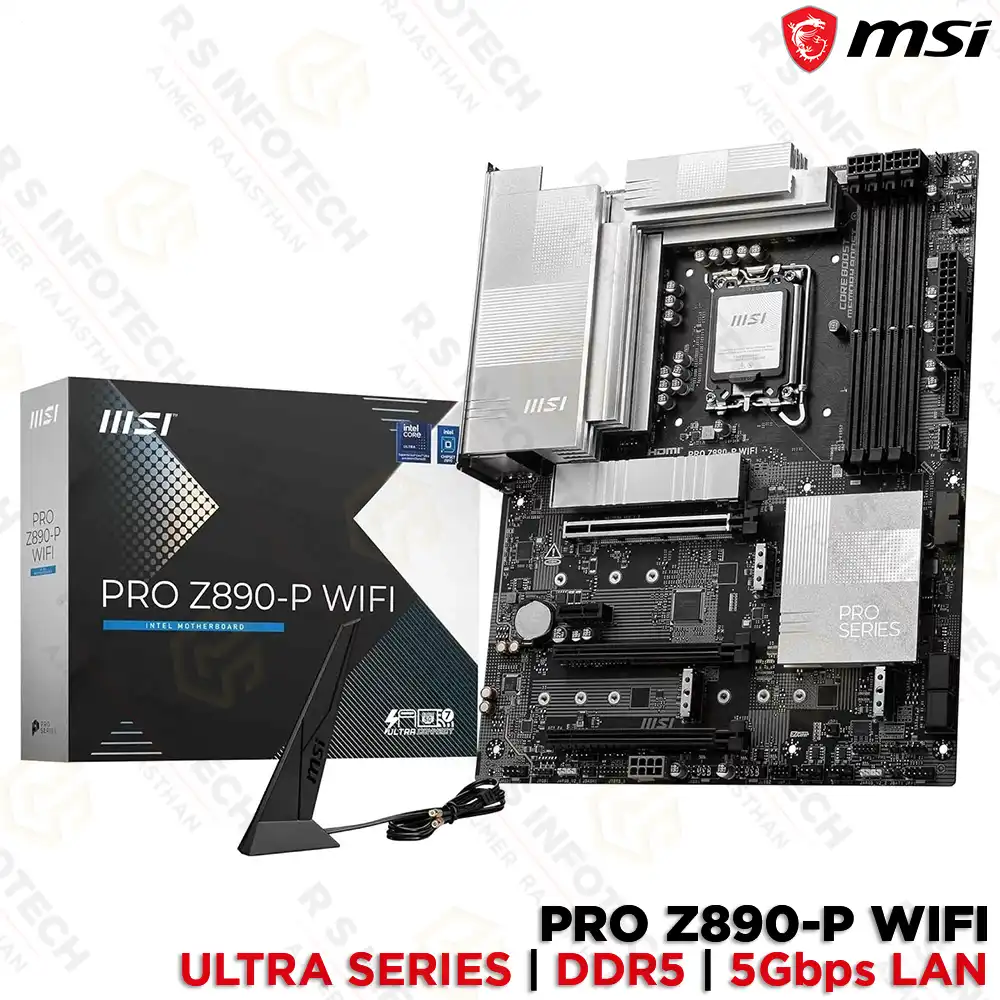 MSI PRO Z890-P WIFI GAMING WIFI DDR5 ULTRA SERIES 2 MOTHERBOARD