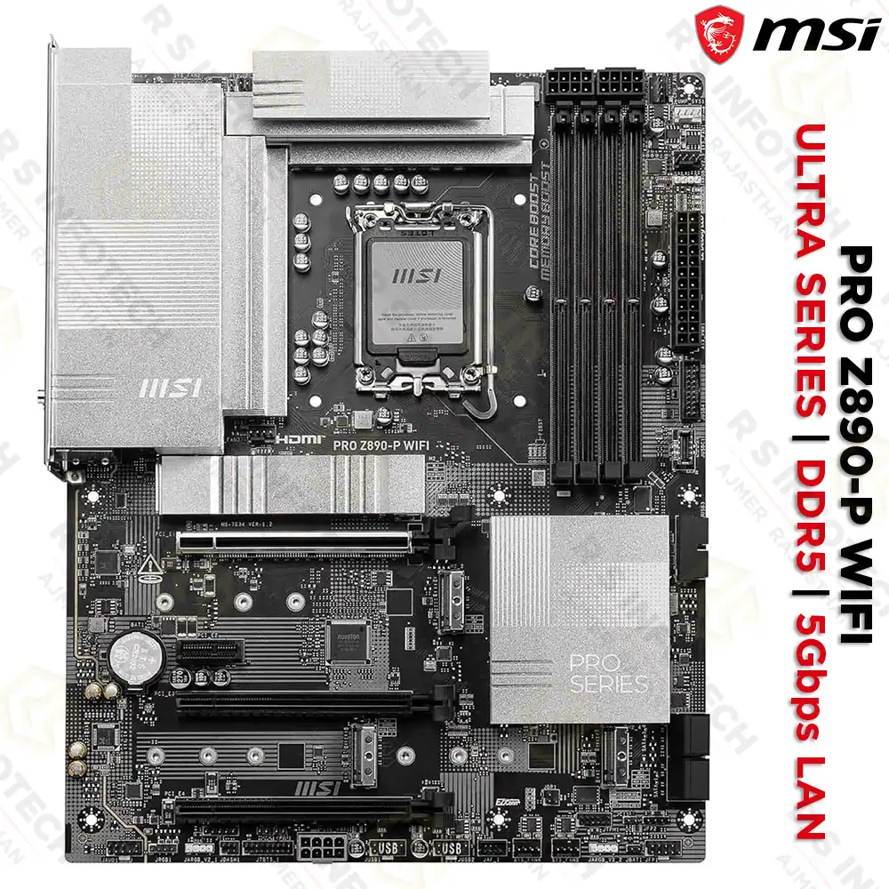 MSI PRO Z890-P WIFI GAMING WIFI DDR5 ULTRA SERIES 2 MOTHERBOARD