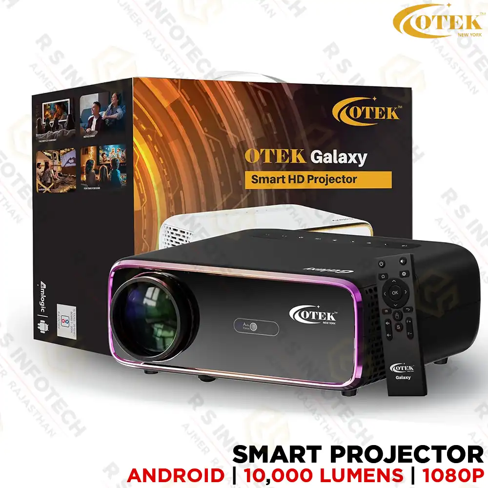 OTEK GALAXY SMART FHD | NATIVE 1080P | ANDROID SMART WIFI PROJECTOR | 10000 LUMENS