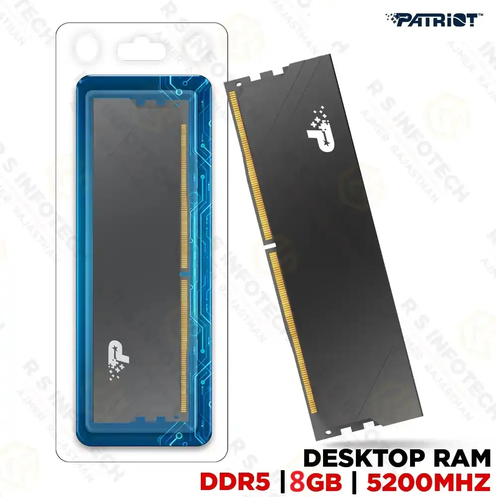 PATROIT DDR5 8GB 5200MHZ DESKTOP RAM WITH HEAT SINK