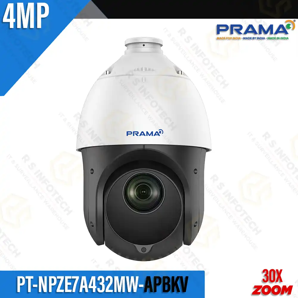 PRAMA PT-NPZE7A432MW-APBKV 4MP 30X PTZ SPEED DOME CAMERA