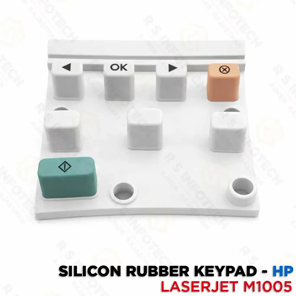 PRINT STAR CONTROL PANEL SILICON RUBBER KEYPAD FOR HP M1005