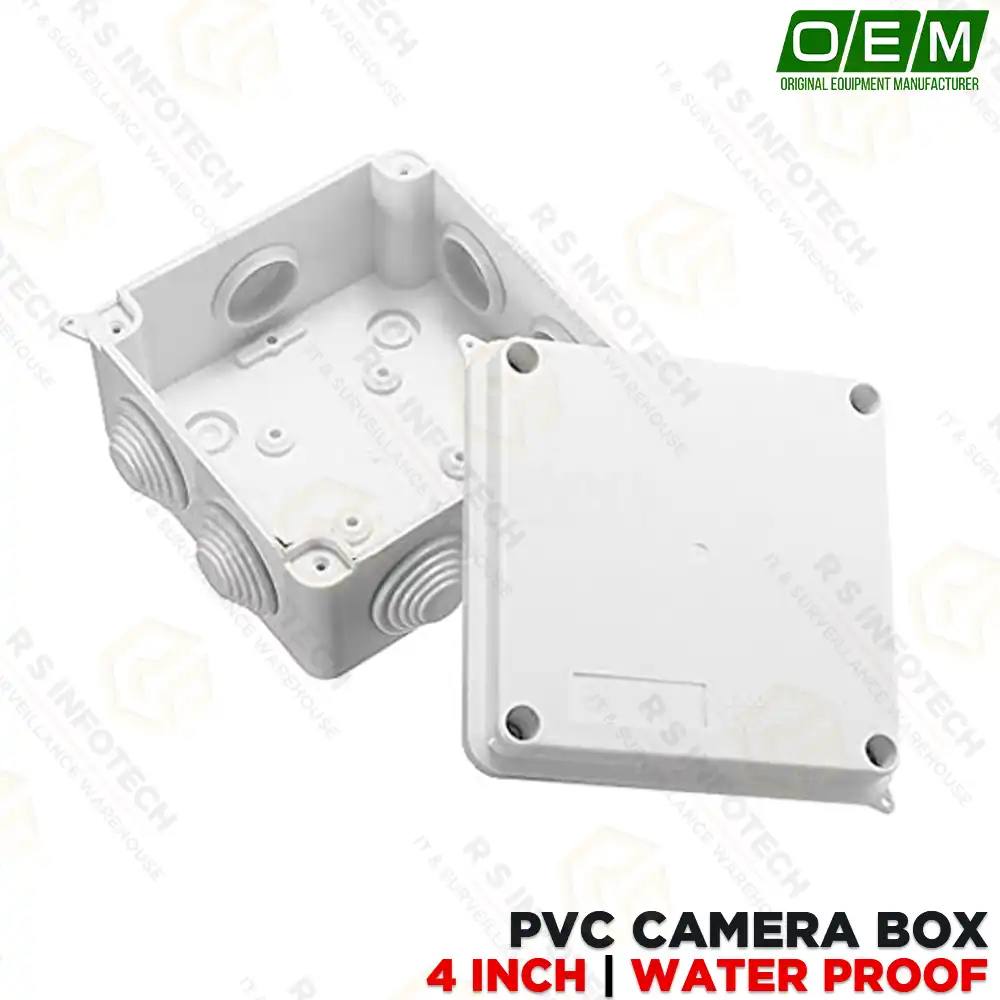 WATER PROFF PVC 4" JUNCTION BOX WITH BRASS (OUTDOOR)