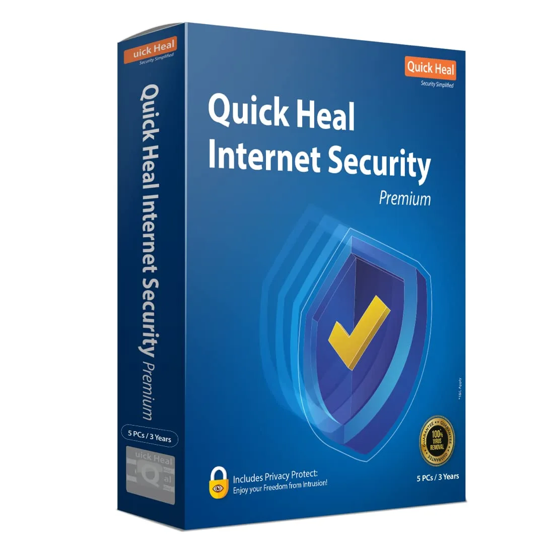 QUICK HEAL INTERNET SECURITY 5 USER 3 YEAR