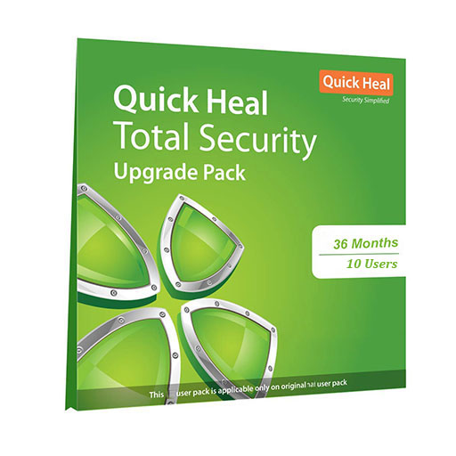 QUICK HEAL TOTAL SECURITY UPGRADE PACK TS5UP 10U/3Y